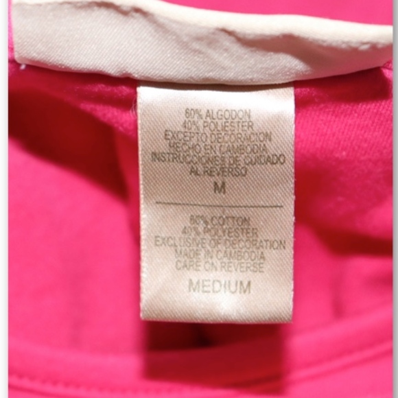 MCCC Sportswear Pink Reindeer T-Shirt - Picture 8 of 8